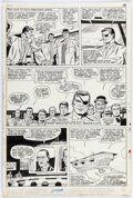 Dick Ayers and John Tartaglione Sgt. Fury Annual #3 Story Page 12 Original Art ( Comic Art