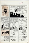 Ed Wheelan Fat And Slat #3 Complete 1-Page Story Original Art (EC, 1947) Comic Art