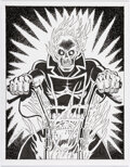 Don Perlin - Ghost Rider Illustration Original Art (2013) Comic Art