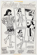 Dan DeCarlo Archie's Girls Betty and Veronica #306 Story Page 2 Original Art (Ar Comic Art