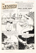 John Rosenberger Adventures of the Jaguar #7 Complete 6-Page Story Original Art  Comic Art
