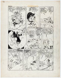 Bob Montana Jackpot Comics #6 Archie Story Page 4 Original Art (M.L.J. Magazines Comic Art