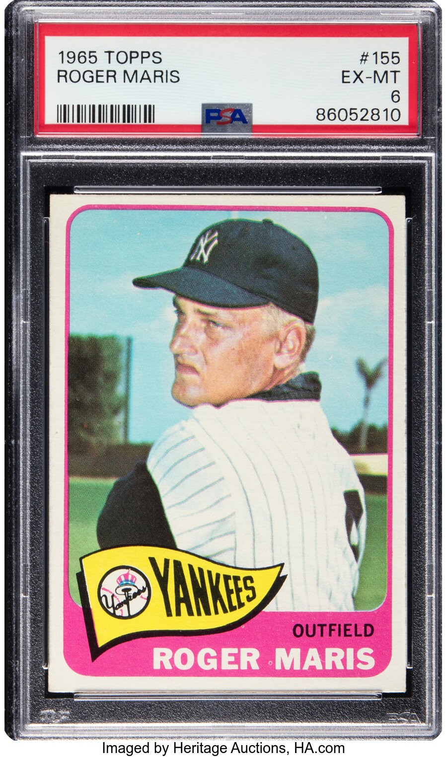 1965 Topps Roger Maris #155 PSA EX-MT 6