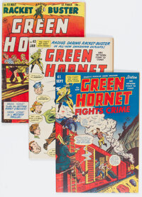 Green Hornet Comics Group of 4 (Harvey, 1948-49) Condition: Average VG/FN. (Total: 4 Comic Books)