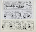 Bill Holman, Ferd Johnson, and Tom Moore - Comic Strip Pieces Original Art Group Comic Art