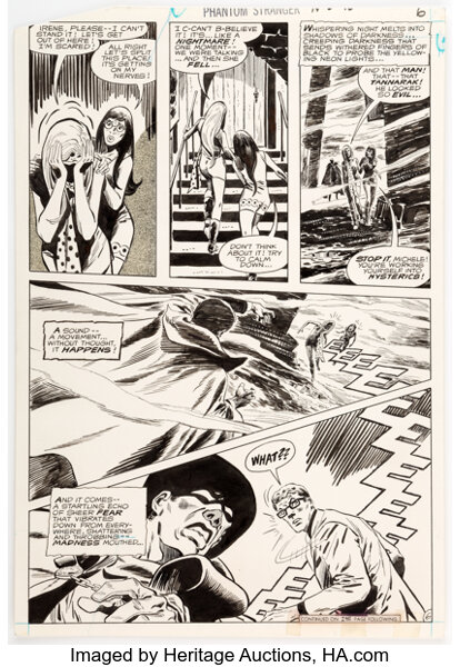 Original Comic Art:Panel Pages, Jim Aparo Phantom Stranger #10 Story Page 6 Original Art(DC, 1970)....