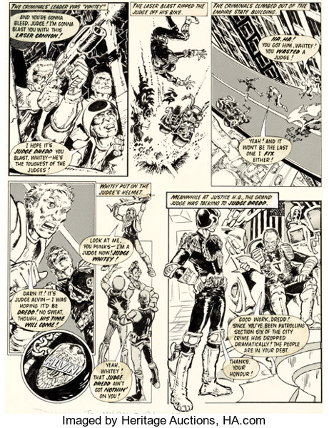 Original Comic Art:Complete Story, Mike McMahon 2000 AD #2 J...
