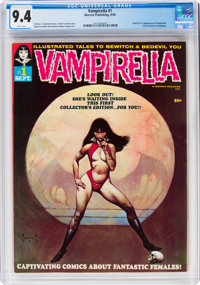 Vampirella #1 (Warren, 1969) CGC NM 9.4 White pages