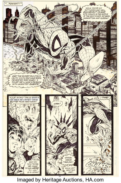 Original Comic Art, Todd McFarlane Amazing Spider-Man