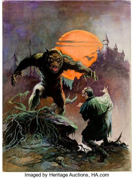 Original Comic Art:Covers, Frank Frazetta Creepy #4 Cover Painting Original Art (Warren, 1965).