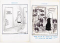 Phil Interlandi Queenie Daily Single Panel Comic Strip Illustration Original Art Comic Art