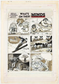 Bill Wray Cracked 4-Complete Stories Original Art Group of 5 (Globe Communicatio Comic Art
