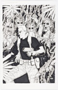 Mike Wolfer Strange Killings: Necromancer #2 Cover Original Art (Avatar Press, 2 Comic Art