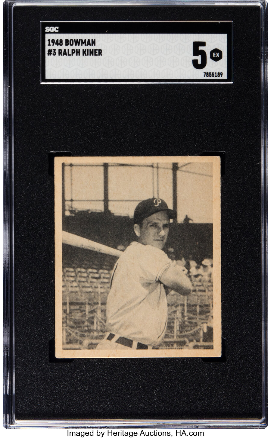 1948 Bowman Ralph Kiner #3 SGC EX 5