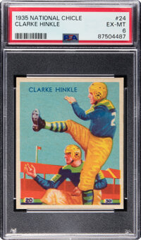 1935 National Chicle Clarke Hinkle #24 PSA EX-MT 6