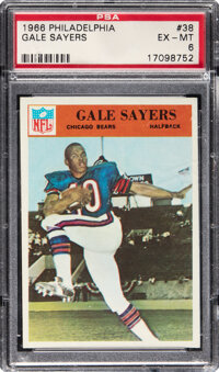 1966 Philadelphia Gale Sayers #38 PSA EX-MT 6