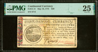 Continental Currency May 10, 1775 $20 PMG Very Fine 25 Net