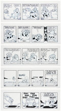 Jim Davis and Brett Koth U.S. Acres Consecutive Daily Comic Strip Original Art G Comic Art