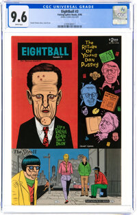 Eightball #3 Daniel Clowes File Copy (Fantagraphics Books, 1990) CGC NM+ 9.6 White pages
