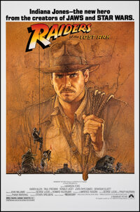 Raiders of the Lost Ark (Paramount, 1981). Rolled, Very Fine+. One Sheet (27" X 41") Richard Amsel Artwork. Ad...