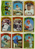 Baseball Cards:Sets, 1972 Topps Partial Baseball Set (604/787).Offered is a 1972 Topps
partial set of 604/787 cards (missing 183 cards including ...