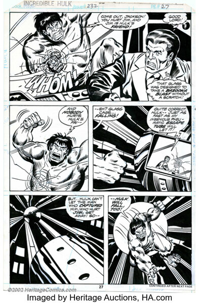 Original Comic Art:Panel Pages, Sal Buscema - Original Art for Incredible Hulk #232, page 27 (Marvel, 1978). Sal Buscema did some of his best work on this t...