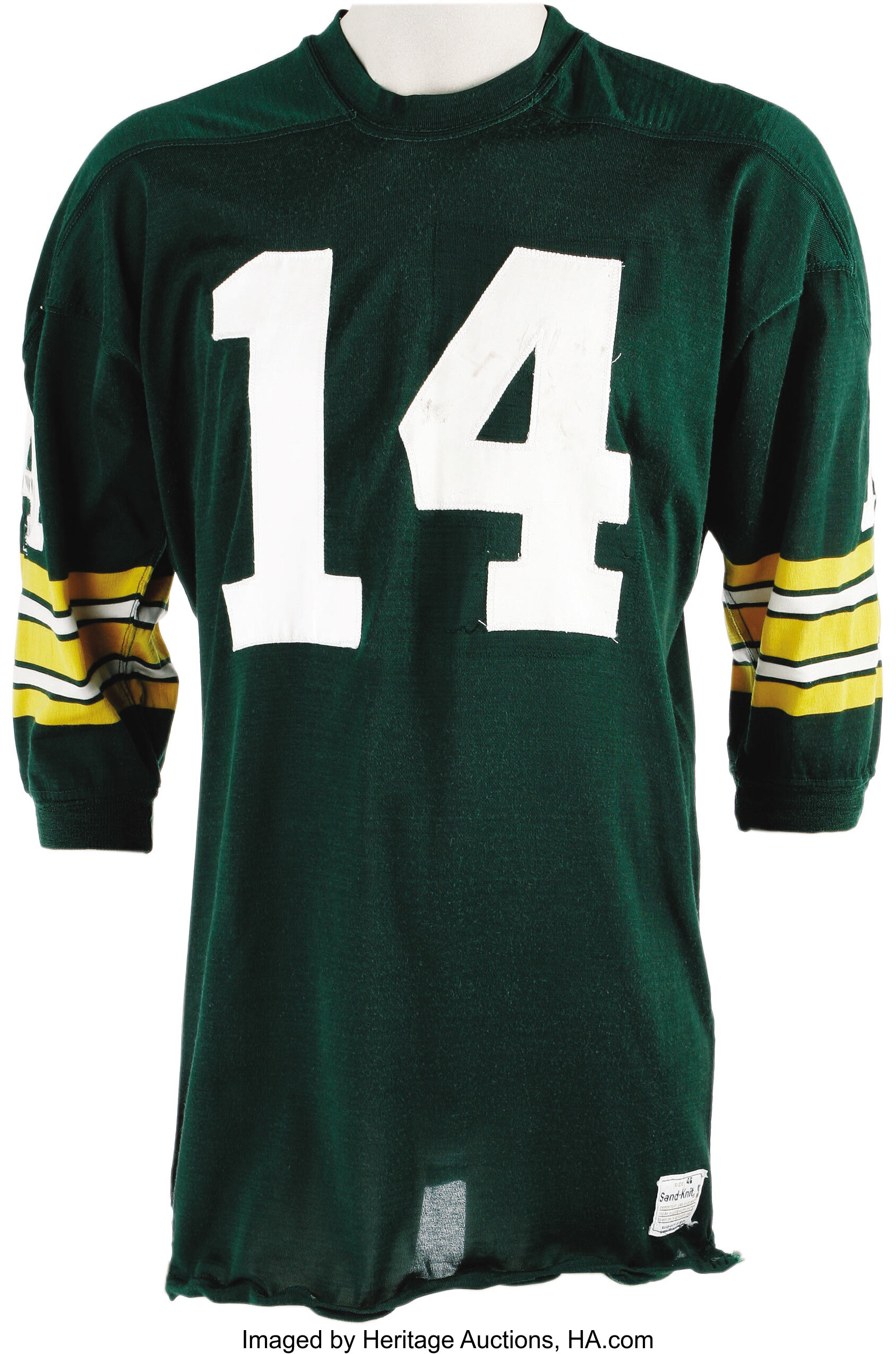 Circa 1970 Bart Starr Game Worn Jersey. This late-career gamer from, Lot  #19906