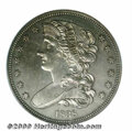 Patterns, 1838 Half Dollar, Judd-72, Pollock-75, R.7, PR 62 PCGS. The William
Kneass obverse design features a draped bust of Liberty ...