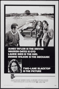 Two-Lane Blacktop (Universal, 1971). One Sheet (27" X 41"). Cult Classic