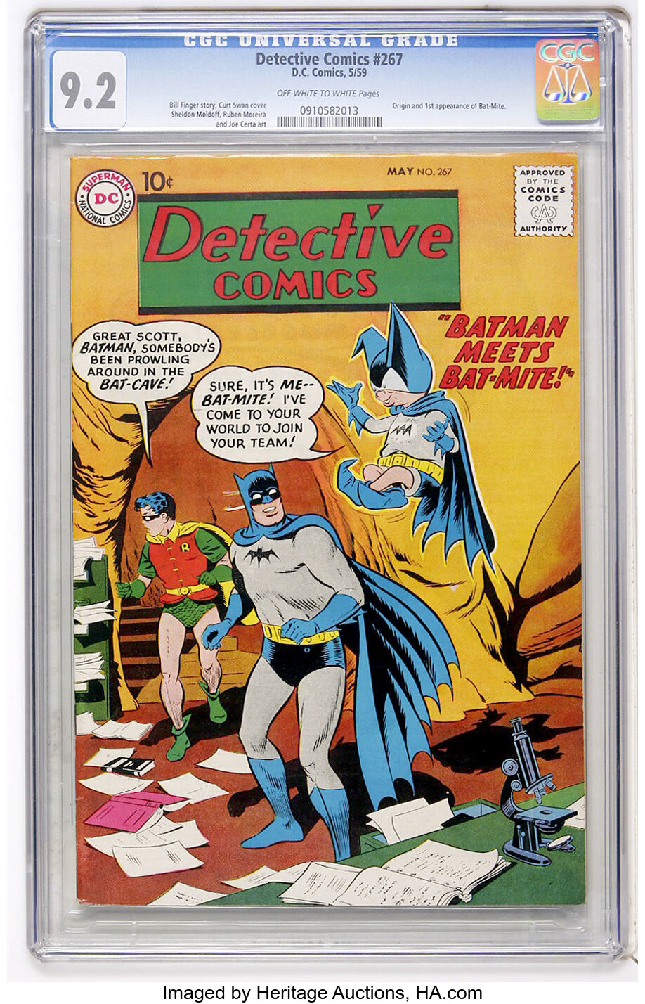 Detective Comics #267 (DC, 1959) CGC NM- 9.2 Off-white to white ...