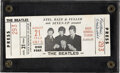Music Memorabilia:Tickets, Beatles Unused Busch Stadium Ticket....