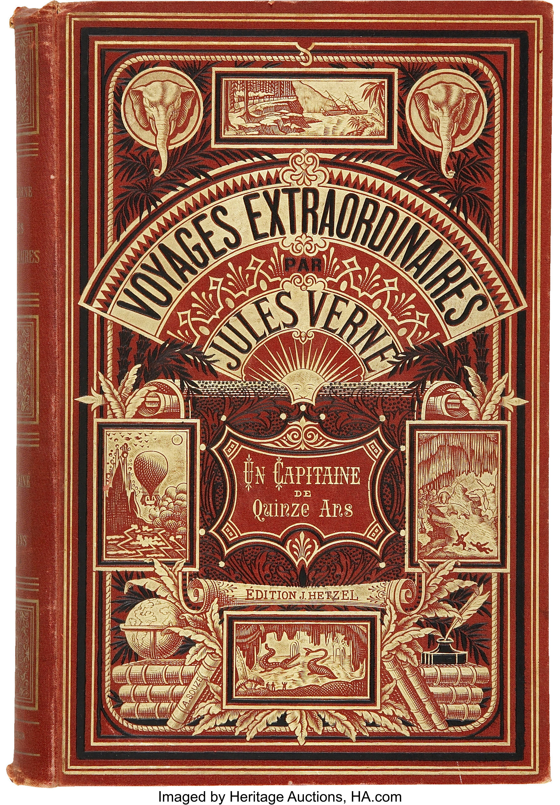 Jules Verne. Un Capitaine de Quinze Ans. Paris: Hetzel, [n.d., | Lot #90092  | Heritage Auctions