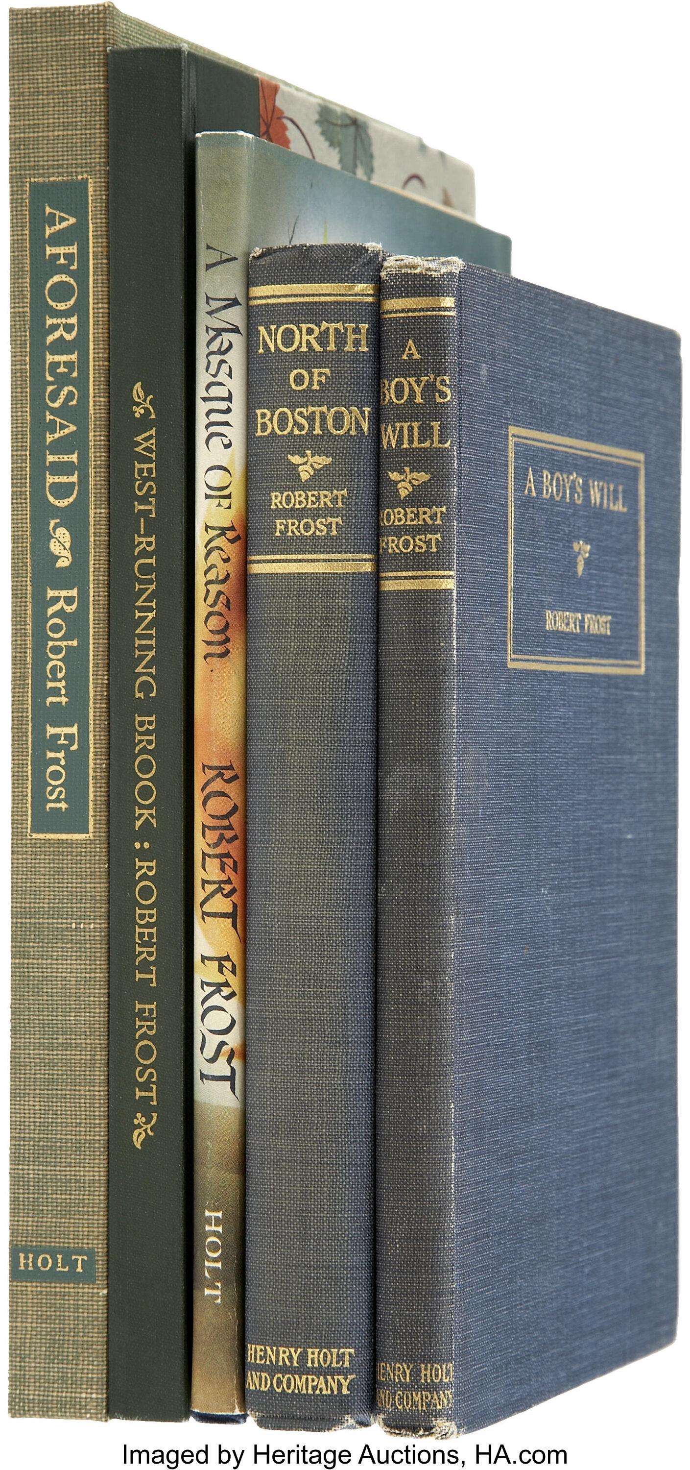 Robert Frost Five Books Including The First American Edition Of Lot 91062 Heritage Auctions