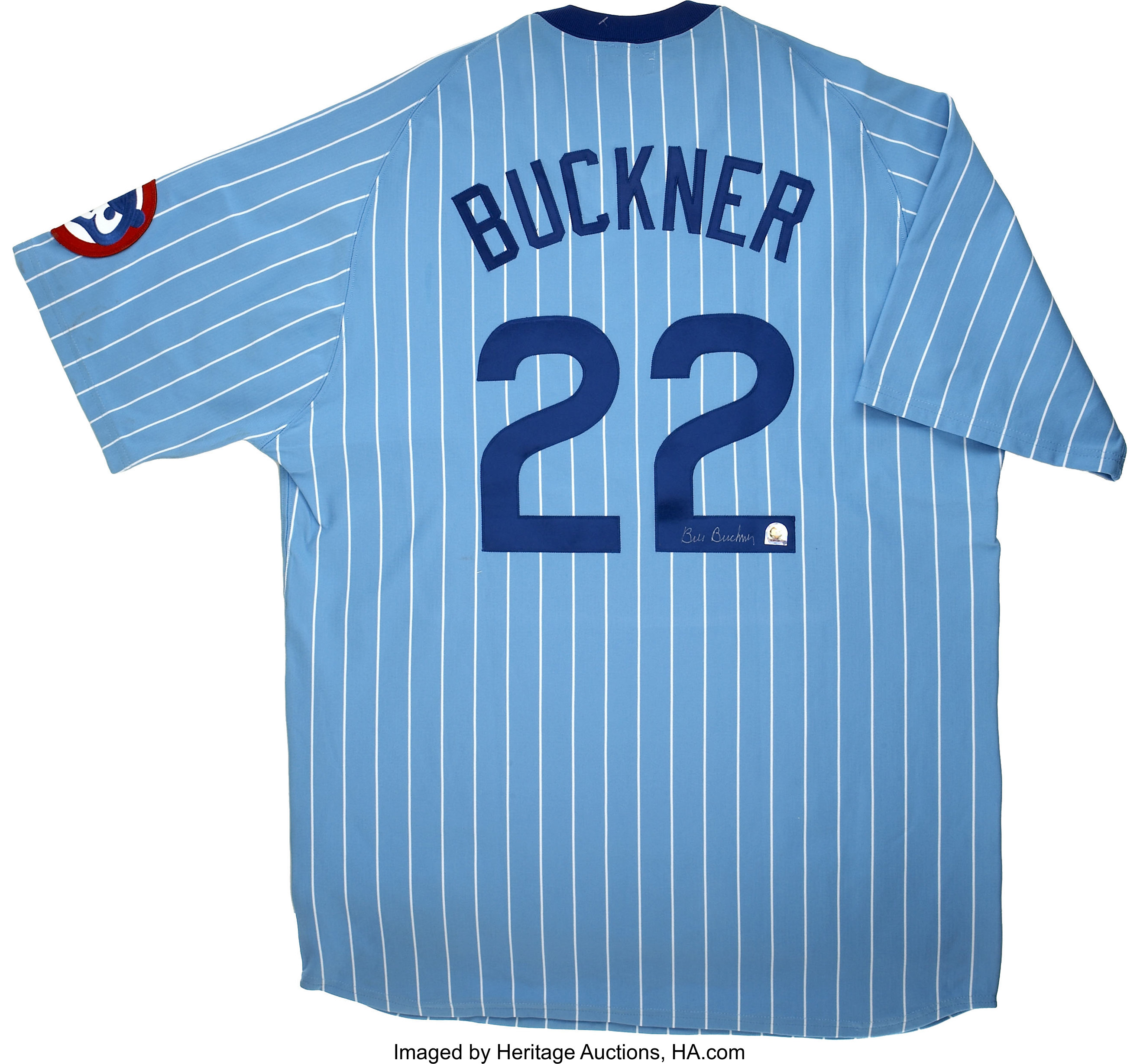 Bill Buckner Signed Cubs Jersey.  Autographs Jerseys, Lot #41051