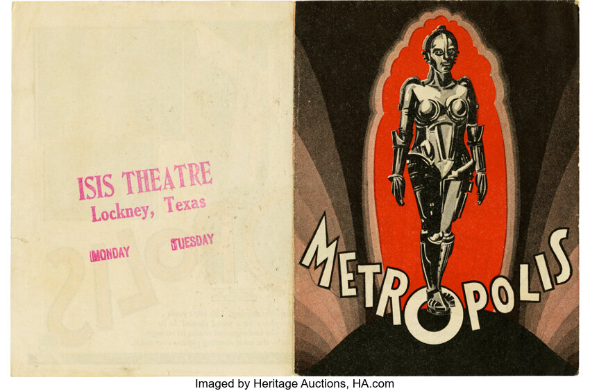 Movie Posters:Science Fiction, Metropolis (Paramount, 1927). Herald (6" X 9")....