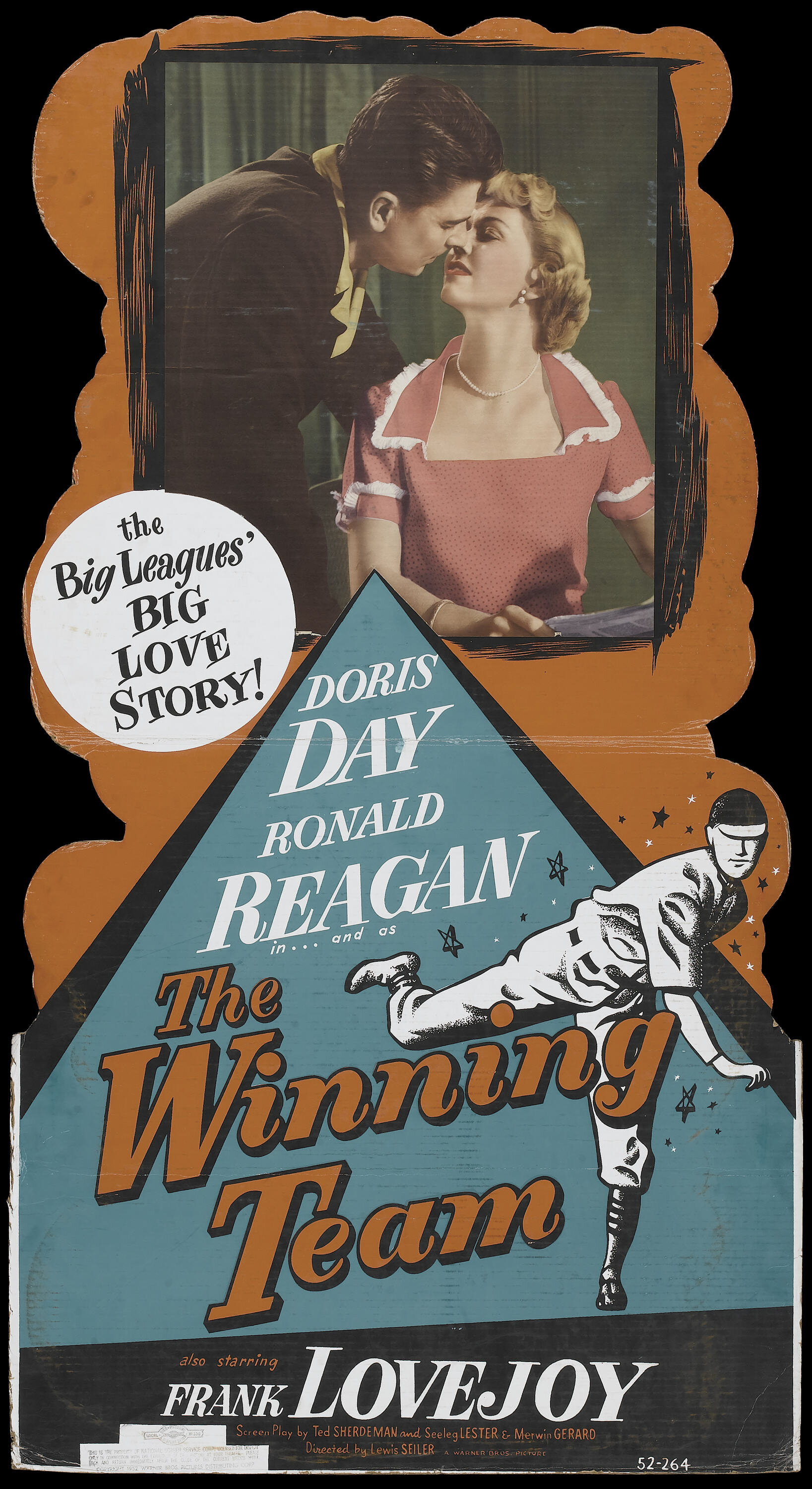 The Winning Team (Warner Brothers, 1952). Standee (32.5" X 59.5 ...