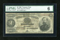 Fr. 353 $2 1890 Treasury Note PMG Good 6
