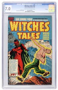 Witches Tales #10 File Copy (Harvey, 1952) CGC FN/VF 7.0 Light tan to off-white pages