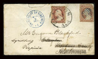 #26, 1857, 3c Dull Red. (Used)