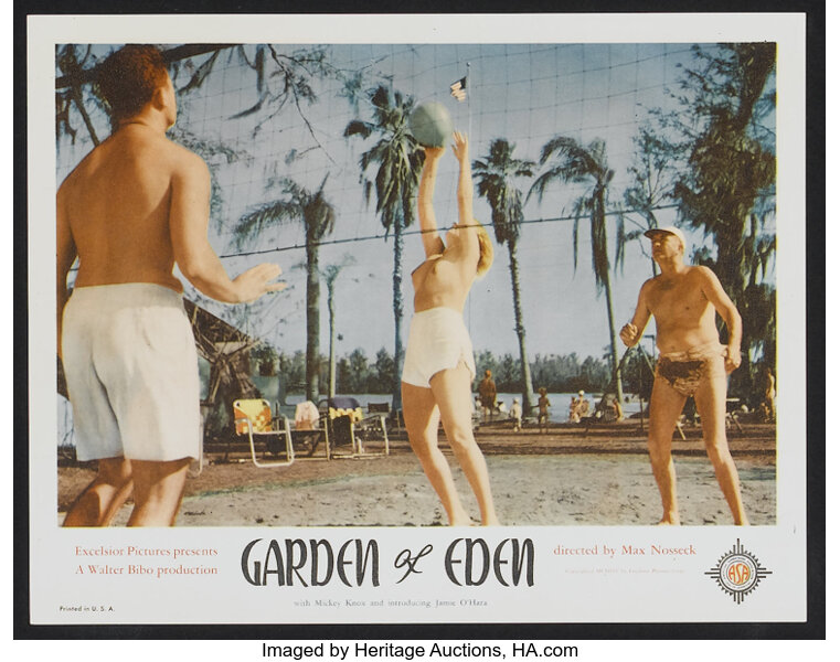 Garden Of Eden Excelsior 1954 Lobby Cards 2 11 X 14