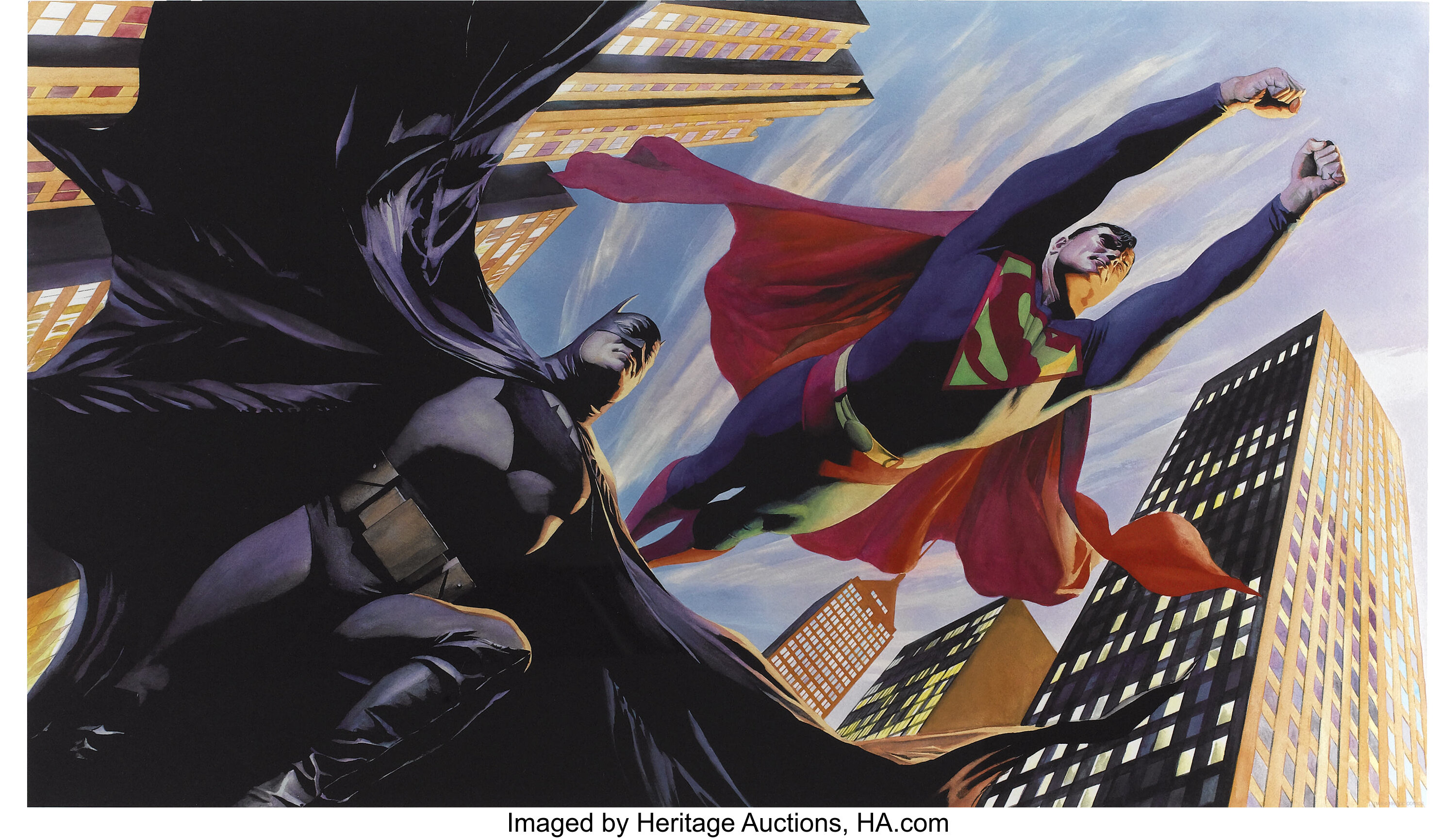 Alex Ross Superman and Batman: World's Finest Limited Edition Print | Lot  #93426 | Heritage Auctions