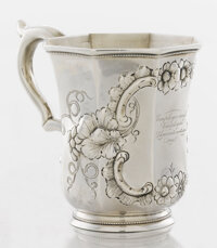 AN AMERICAN COIN SILVER CUP William Gale & Son, New York, New York, circa 1865 Marks: W.G.&amp;S., G.&amp;S...