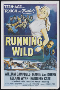 Running Wild (Universal, 1955). One Sheet (27" X 41"). Bad Girl