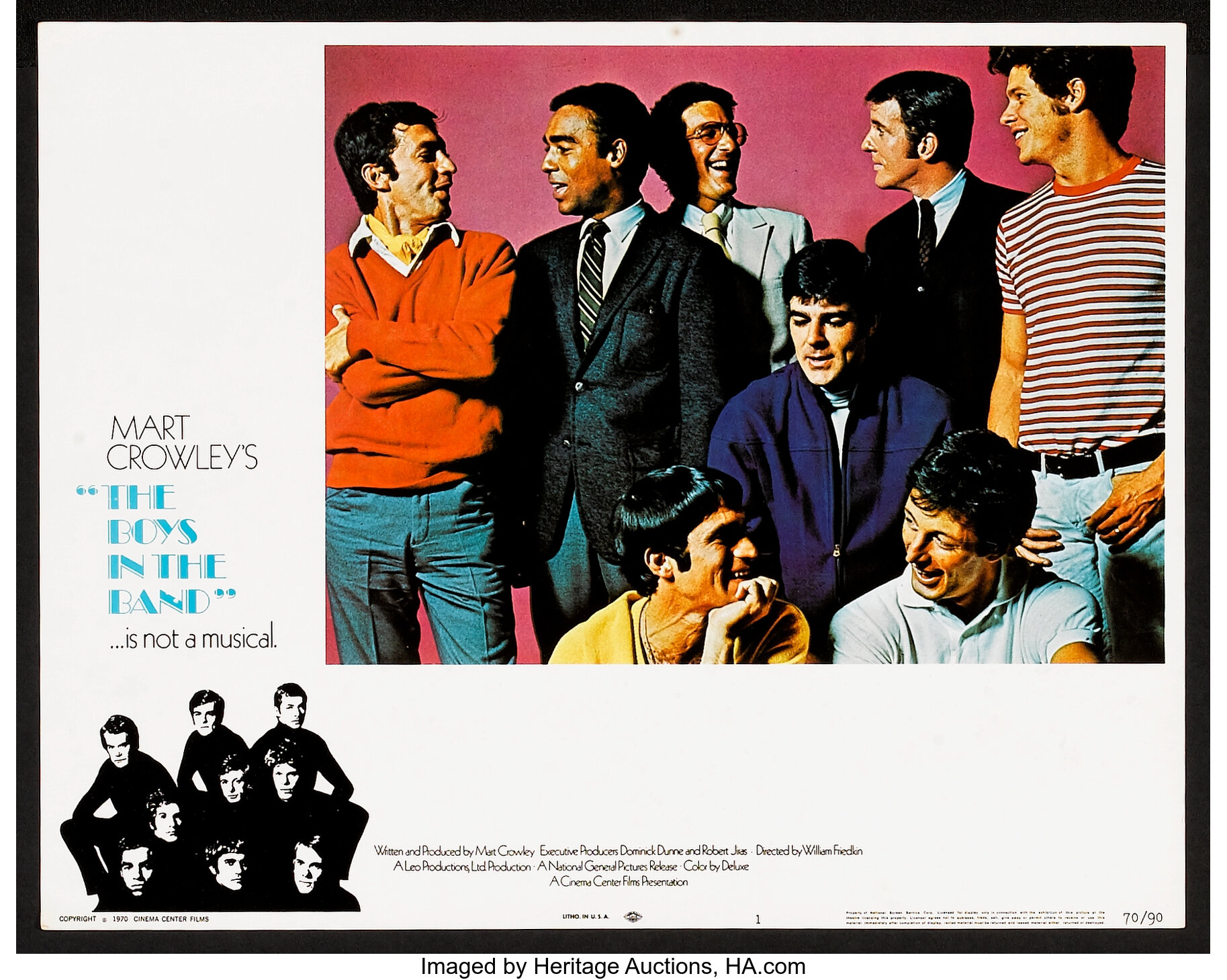The Boys in the Band (National General, 1970). Lobby Cards (7) (11" | Lot #51066 | Heritage Auctions