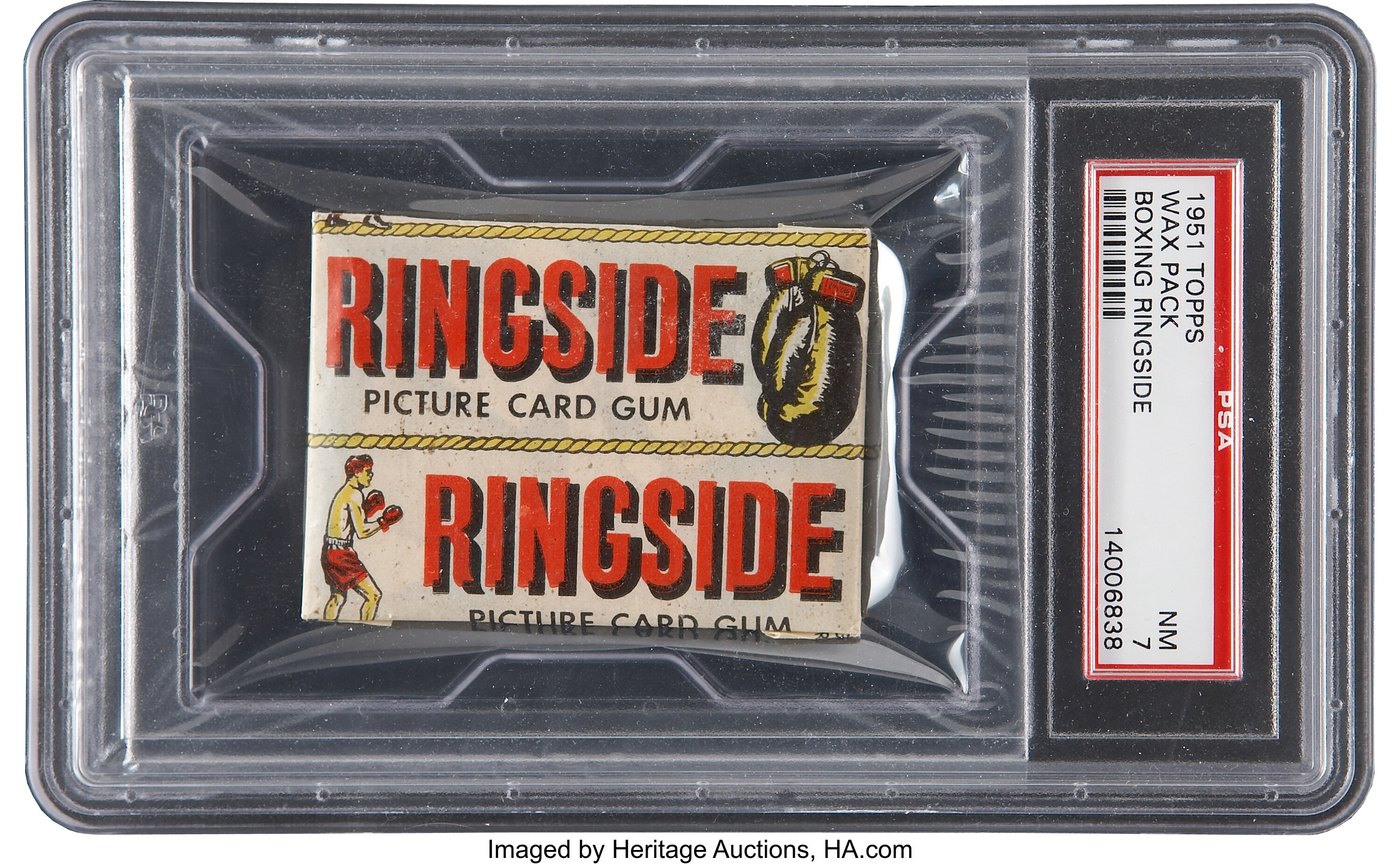 1951 Topps Ringside Boxing Unopened Wax Pack PSA NM 7. Boxing, Lot  #81574