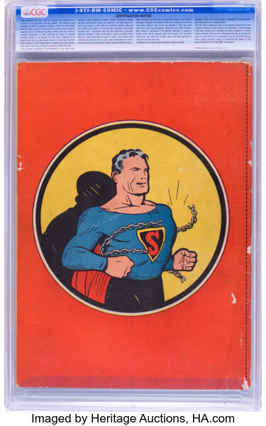 Golden Age (1938-1955):Superhero, Superman #1 (DC, 1939) CGC GD/VG 3.0 Off-white pages....