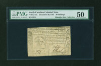 North Carolina December 29, 1785 40s PMG About Uncirculated 50
