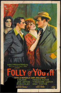 Folly of Youth (Usla, 1925). One Sheet (27" X 41"). Crime