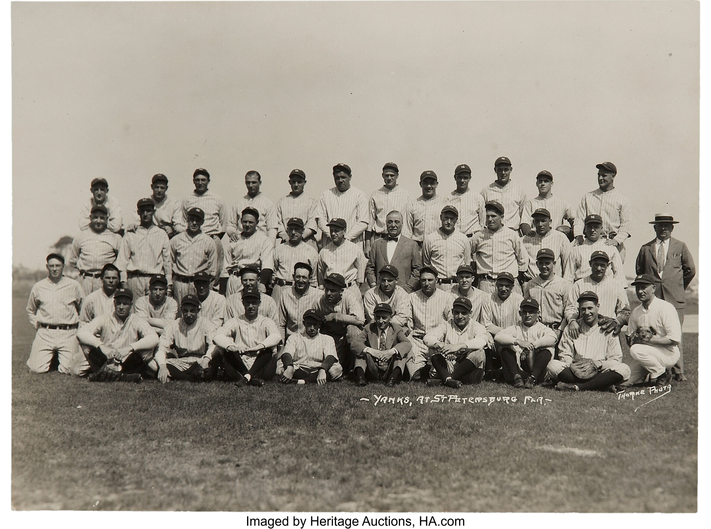 Circa 1927 New York Yankees Original Photograph. Baseball, Lot #42112