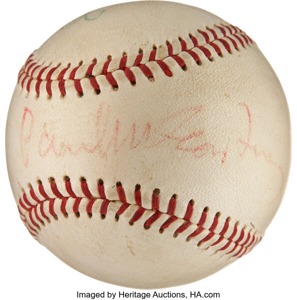 Autographs:Baseballs, 1966 The Beatles Signed Baseball from Candlestick Park Concert. ...